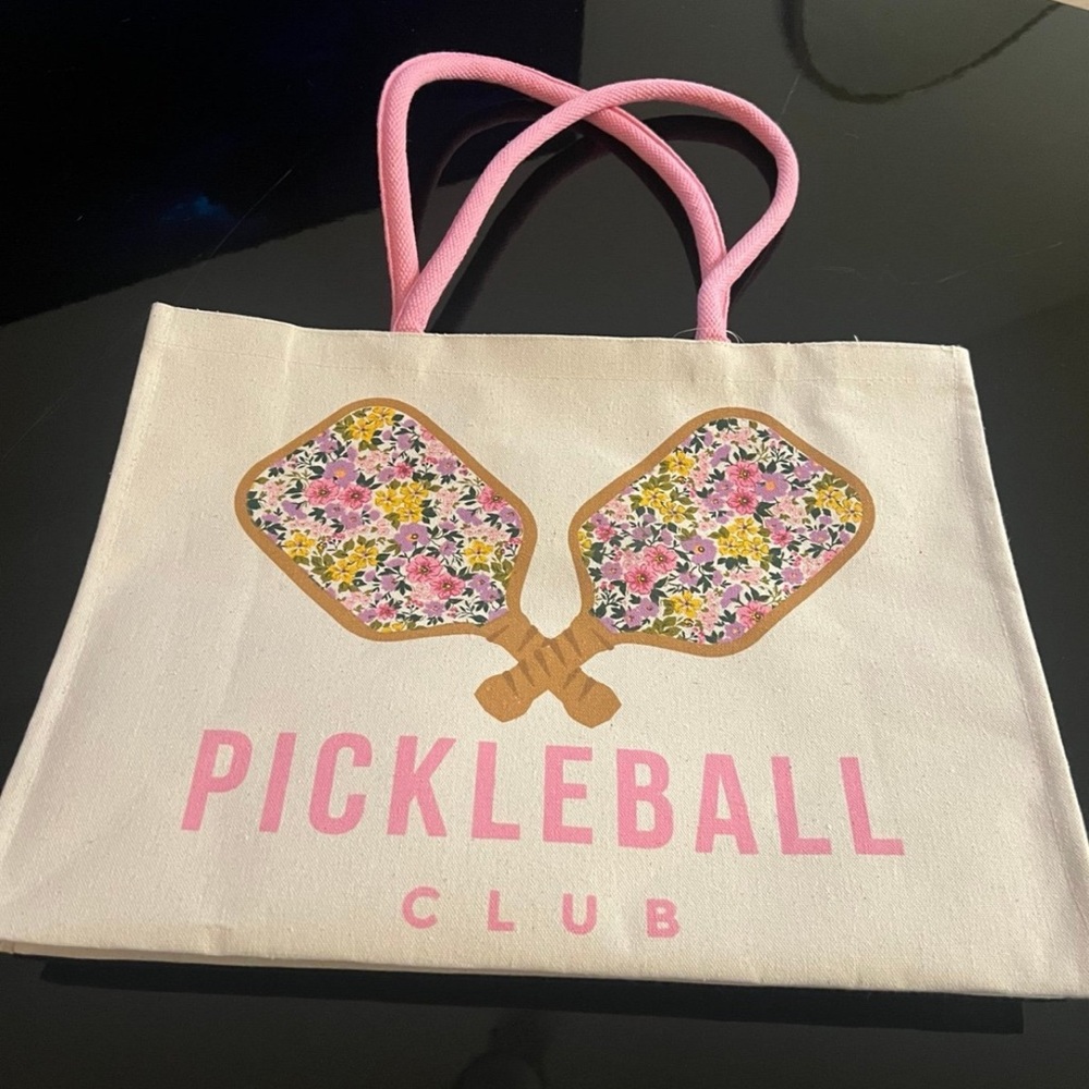 New - Pickleball Tote - Floral
